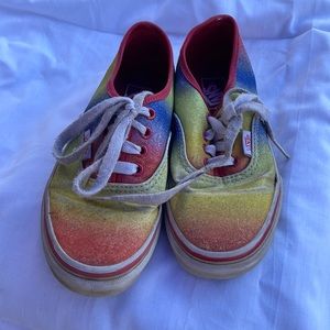 Vans size 1.5 kids .. rainbow color
